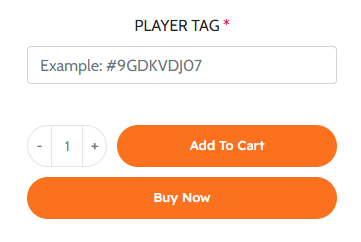 COC player tag and buy now
