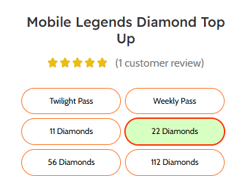 Mobile Legends Diamond Top UP